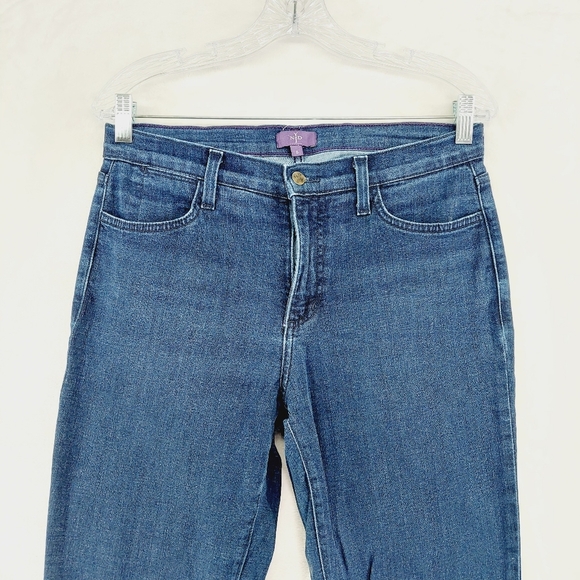 Not Your Daughter's Jeans Mid Waist Skinny Blue Jeans P3666 - Picture 3 of 8